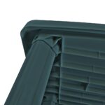Table de jardin Vert 101 x 68 x 72 cm Plastique – Image 3