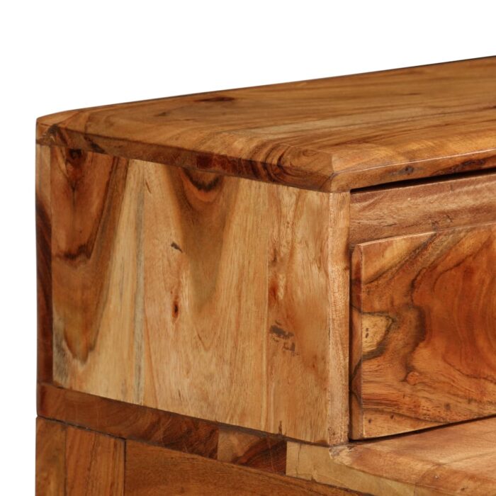 Bureau avec tiroirs Bois massif 88 x 50 x 90 cm – Image 5