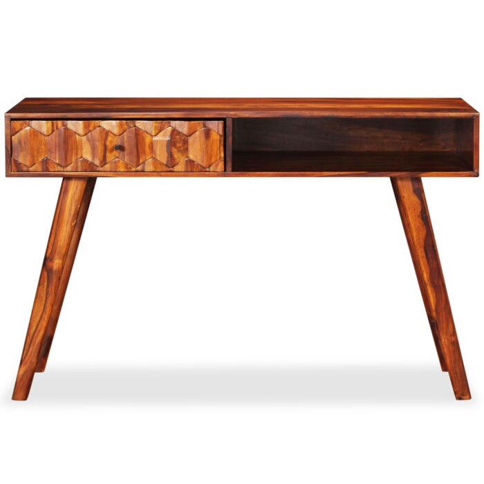 Table d'écriture Bois massif de Sesham 118 x 50 x 76 cm – Image 2