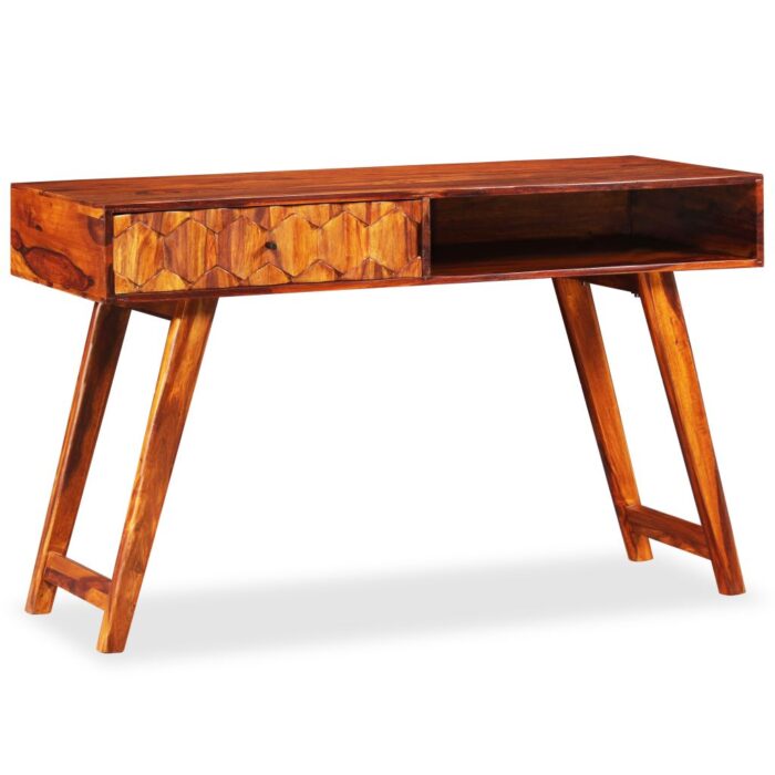 Table d'écriture Bois massif de Sesham 118 x 50 x 76 cm – Image 8