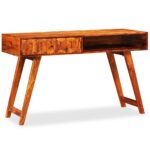 Table d'écriture Bois massif de Sesham 118 x 50 x 76 cm – Image 9
