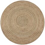 Tapis Jute tressé 120 cm rond