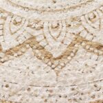 Tapis Jute tressé imprimé 120 cm rond – Image 3