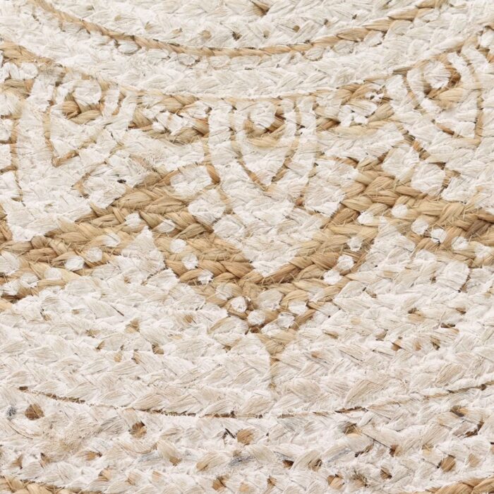 VXL8718475574026_g_en_hd_3.jpg Tapis Jute tressé imprimé 120 cm rond – Image 3