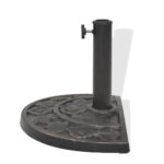Socle de parasol en résine demi-cercle Bronze 9 kg – Image 4
