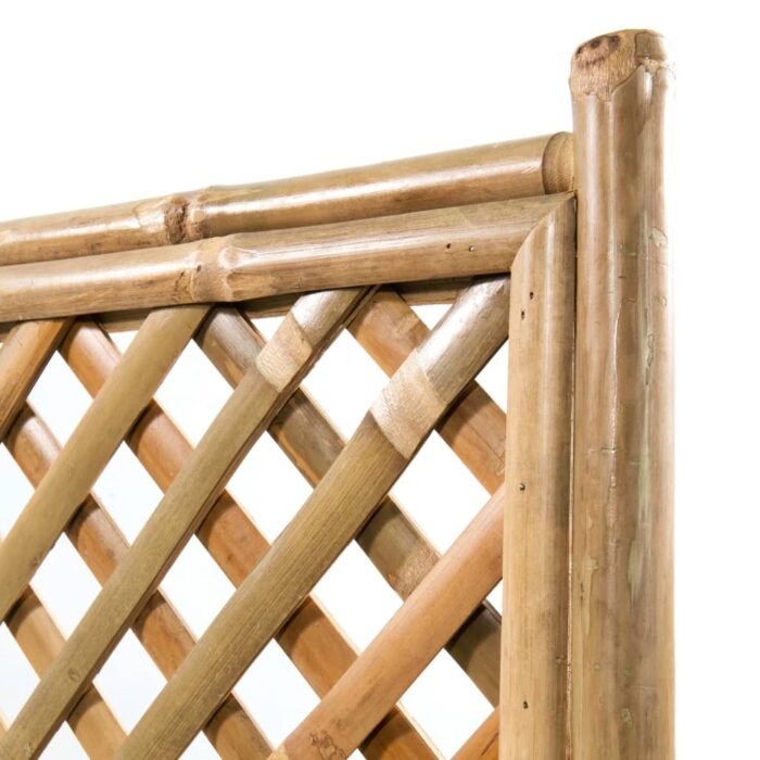 Lit surélevé de jardin avec treillis Bambou 70 cm – Image 4