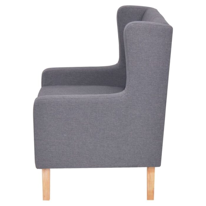 Fauteuil gris tissu – Image 3