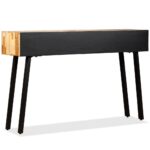 Table console Teck massif de récupération 120 x 30 x 76 cm – Image 3