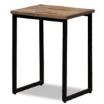 Ensemble de table basse gigogne 3 pcs Teck massif récupération – Image 3