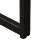 Ensemble de table basse gigogne 3 pcs Teck massif récupération – Image 8