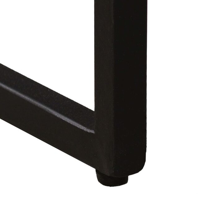 Ensemble de table basse gigogne 3 pcs Teck massif récupération – Image 8