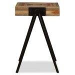 Table d'appoint Teck massif de récupération – Image 5
