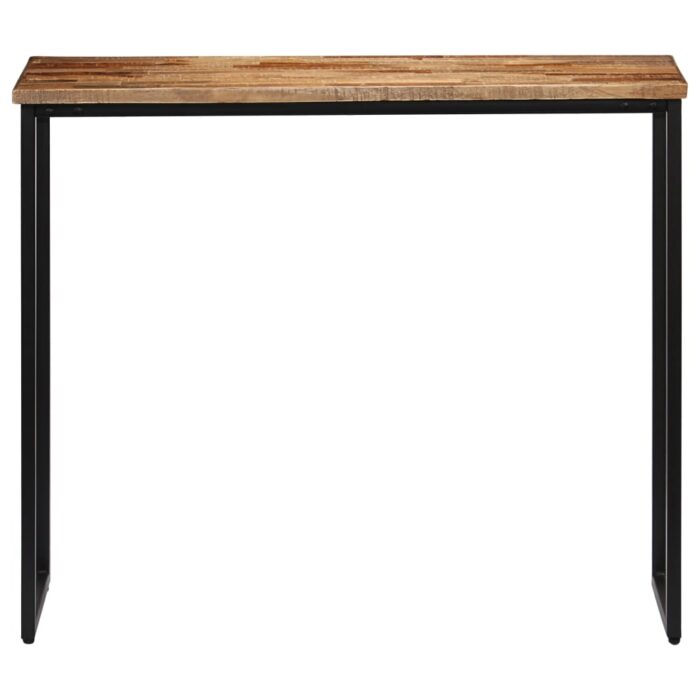 Table console Teck recyclé massif 90 x 30 x 76 cm – Image 3