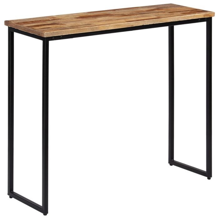 Table console Teck recyclé massif 90 x 30 x 76 cm – Image 5