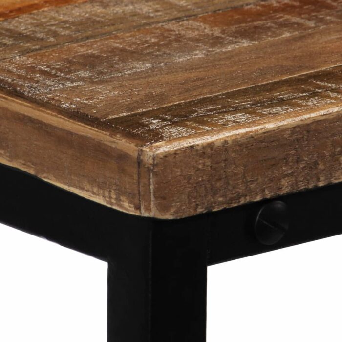Table console Teck recyclé massif 90 x 30 x 76 cm – Image 7