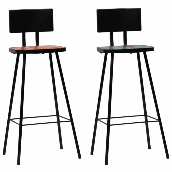VXL8718475580041_a_en_hd_1.jpg Tabourets de bar lot de 2 bois massif de récupération – Image 1