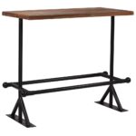Mobilier de bar 5 pcs Bois de récupération massif – Image 2