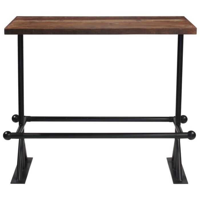 Mobilier de bar 5 pcs Bois de récupération massif – Image 3