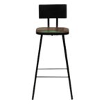 Mobilier de bar 3 pcs Bois de récupération massif Multicolore – Image 10