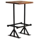 Mobilier de bar 3 pcs Bois de récupération massif Multicolore – Image 5