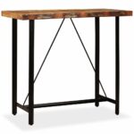 Table de bar Bois massif de récupération 120x60x107 cm – Image 10