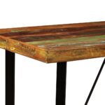 Table de bar Bois massif de récupération 120x60x107 cm – Image 2