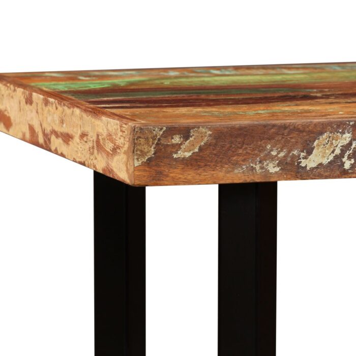 Table de bar Bois massif de récupération 120x60x107 cm – Image 4
