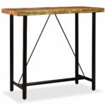 Table de bar Bois massif de récupération 120x60x107 cm – Image 9