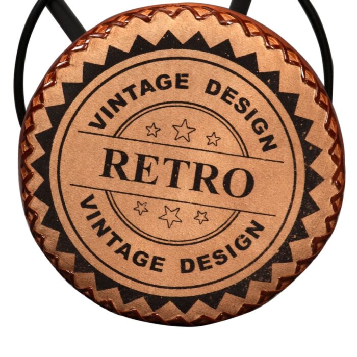 Tabourets de bar lot de 4 cuir véritable – Image 6