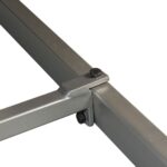 Table à manger Bois massif et acier 180 cm – Image 5