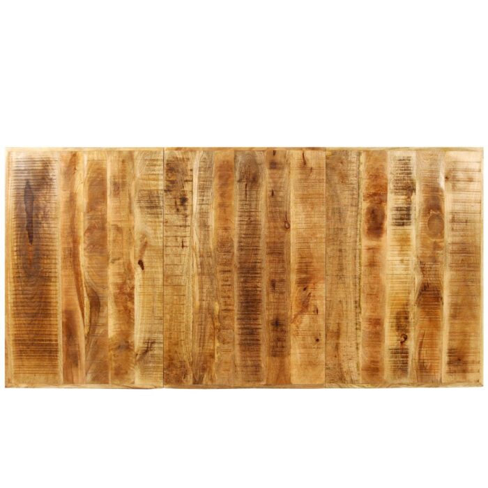 Table à manger Bois de manguier brut 180 cm – Image 2