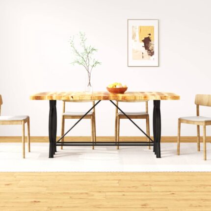 Table à manger Bois de manguier brut 180 cm