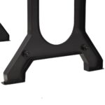 Table à manger dessus en bois de sapin massif 122x65x82 cm – Image 6