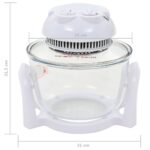 Four à convection halogène avec bague d'extension 800 W 10 L – Image 7