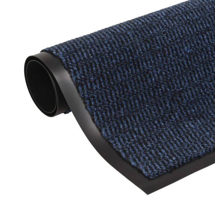 Paillasson rectangulaire 40 x 60 cm Bleu – Image 1