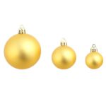 Ensemble de boules de Noël 100 pcs 3/4/6 cm Doré – Image 8