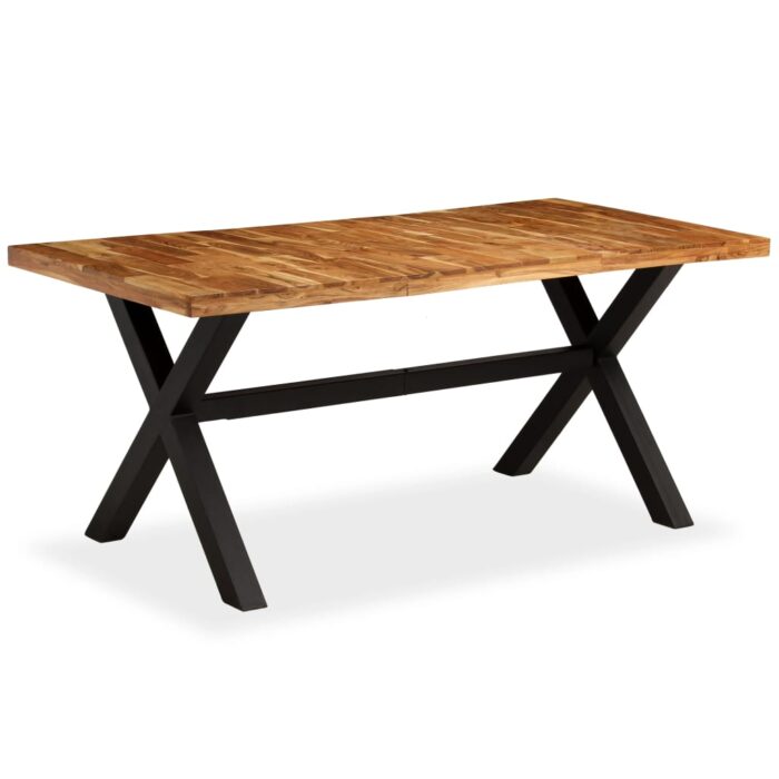 Table à manger Bois d'acacia massif et manguier 180x90x76 cm – Image 1