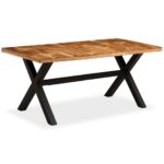 Table à manger Bois d'acacia massif et manguier 180x90x76 cm – Image 10