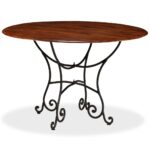 Table de salle à manger Bois acacia avec finition miel 120x76cm
