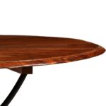 Table de salle à manger Bois acacia avec finition miel 120x76cm – Image 4