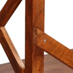 Bibliothèque Bois massif d'acacia et finition miel 60x30x160 cm – Image 5