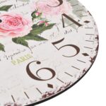 Horloge murale vintage Fleur 30 cm – Image 4