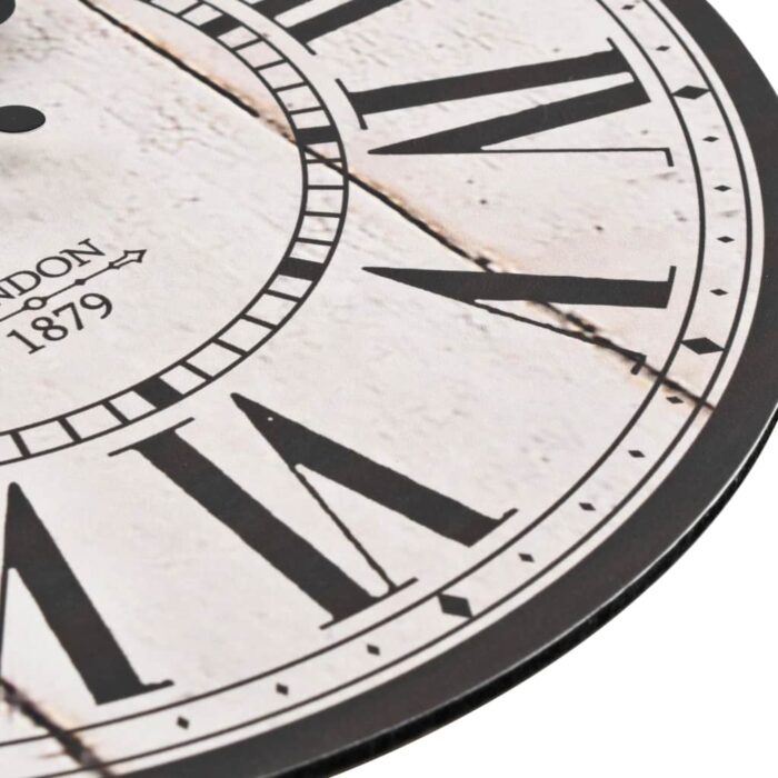 Horloge murale vintage Londres 30 cm – Image 4