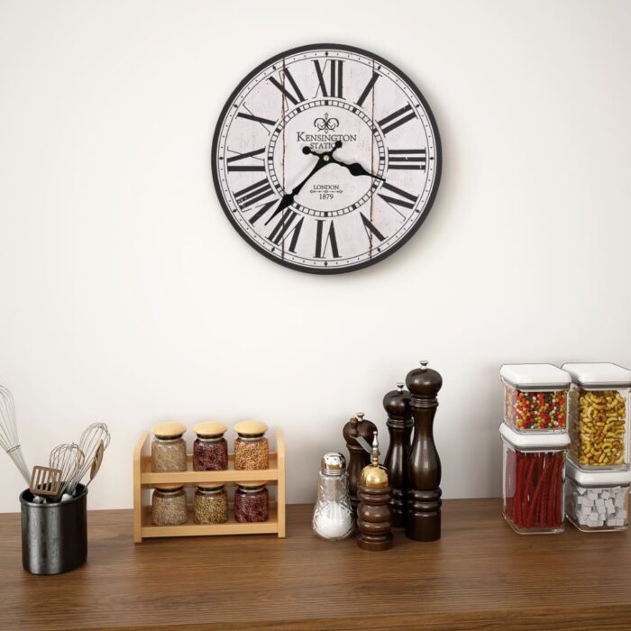 Horloge murale vintage Londres 30 cm – Image 1