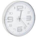 Horloge murale 30 cm Argenté – Image 2