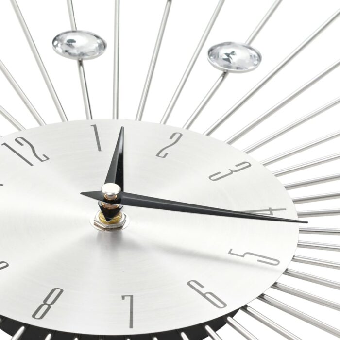 Horloge murale avec mouvement à quartz Design moderne 50 cm – Image 3