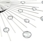 Horloge murale avec mouvement à quartz Design moderne 50 cm – Image 4