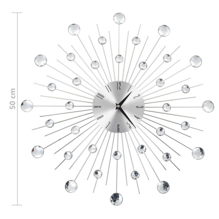 Horloge murale avec mouvement à quartz Design moderne 50 cm – Image 5