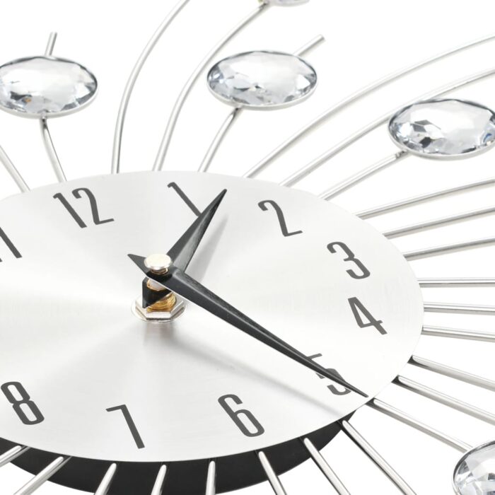 Horloge murale avec mouvement à quartz Design moderne 50 cm – Image 3