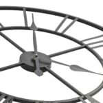 Horloge murale vintage avec mouvement à quartz Métal 80 cm XXL – Image 3